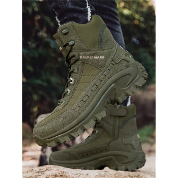 Men's Tactical Boots Military Combat Boots Hiking - Picture 7 of 11